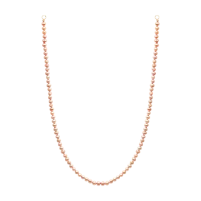 Petite Pink Round Seed Pearl Strand with Pink Silk - Made to Order