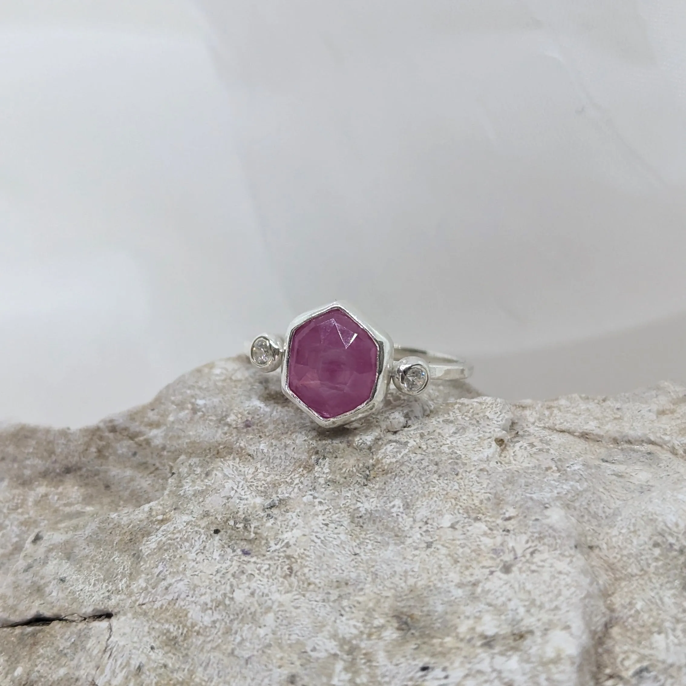 Pink Ruby Candy Ring