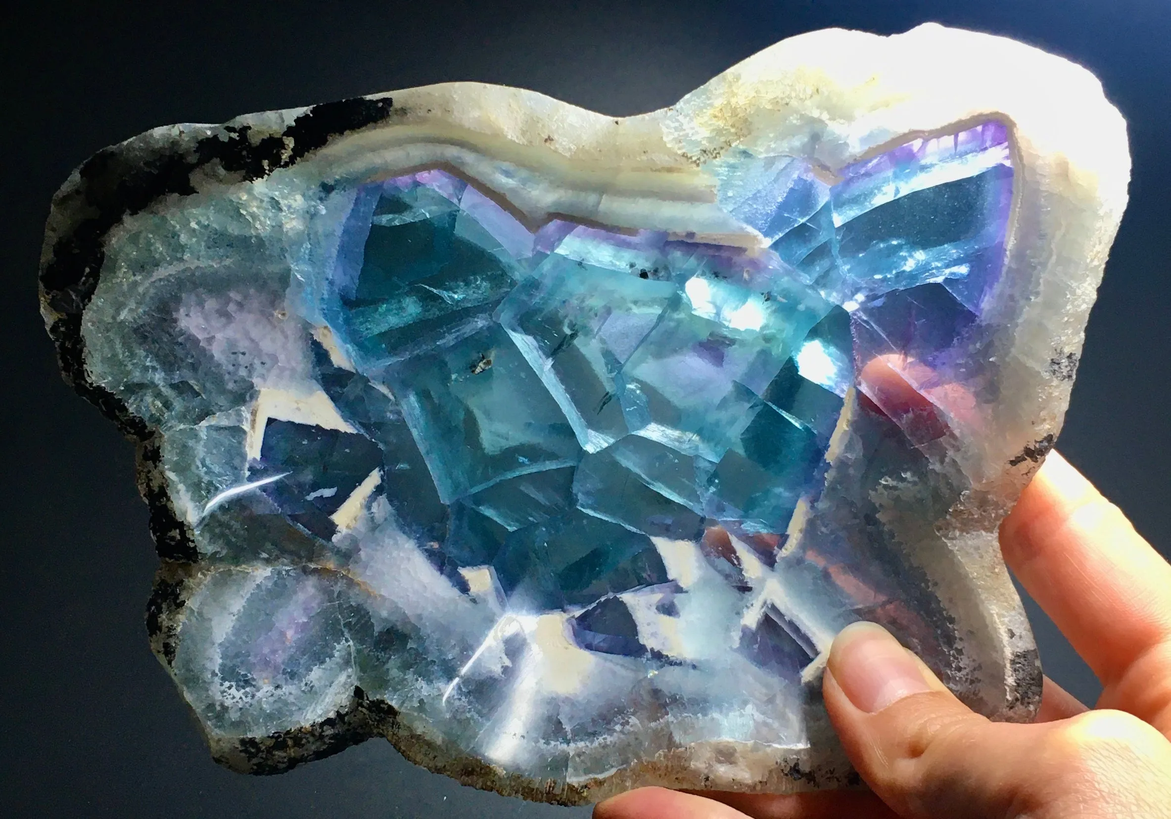 Polished Fluorite Bowl