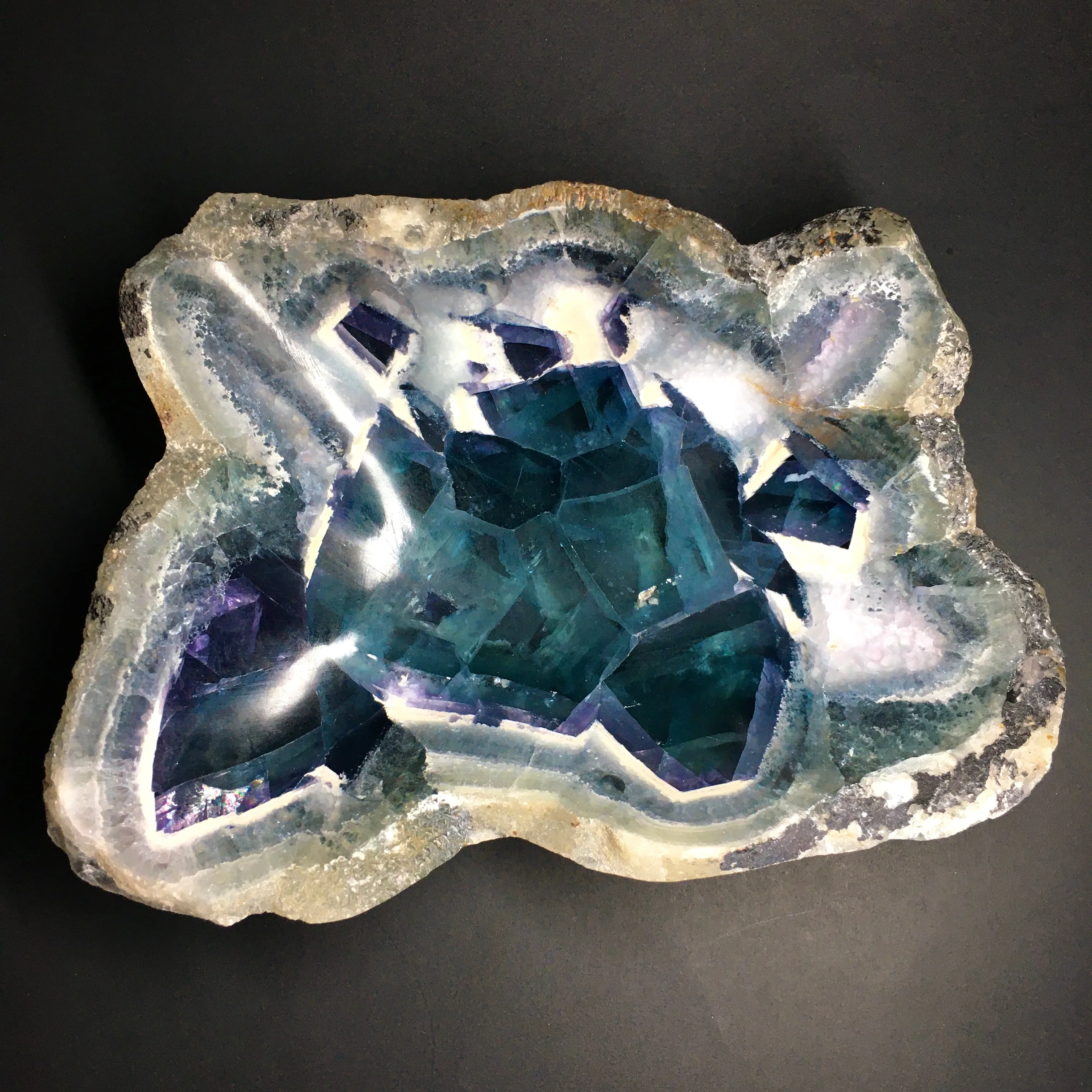 Polished Fluorite Bowl