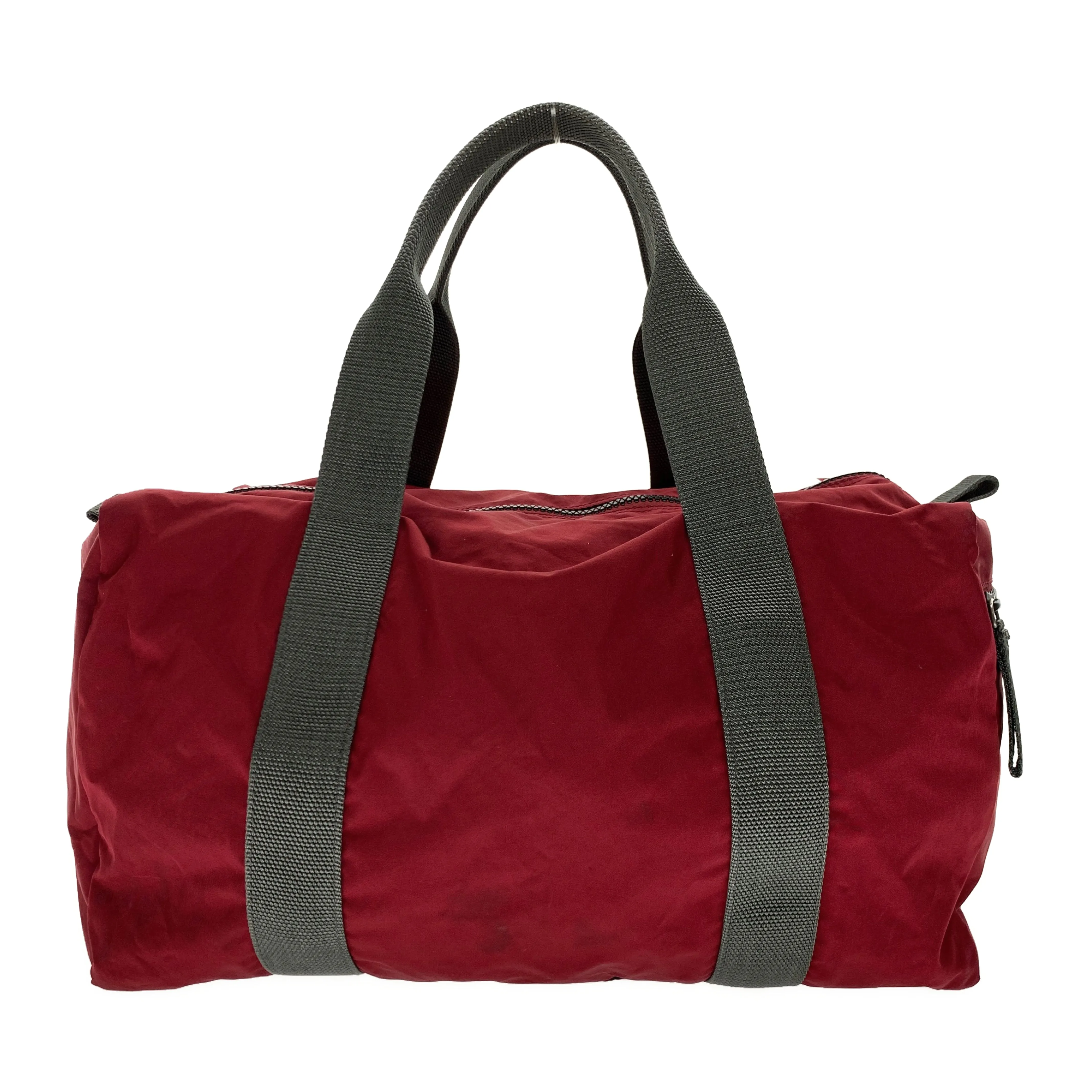 #PRADA SPORT/Boston Bag/RED/Nylon/Plain