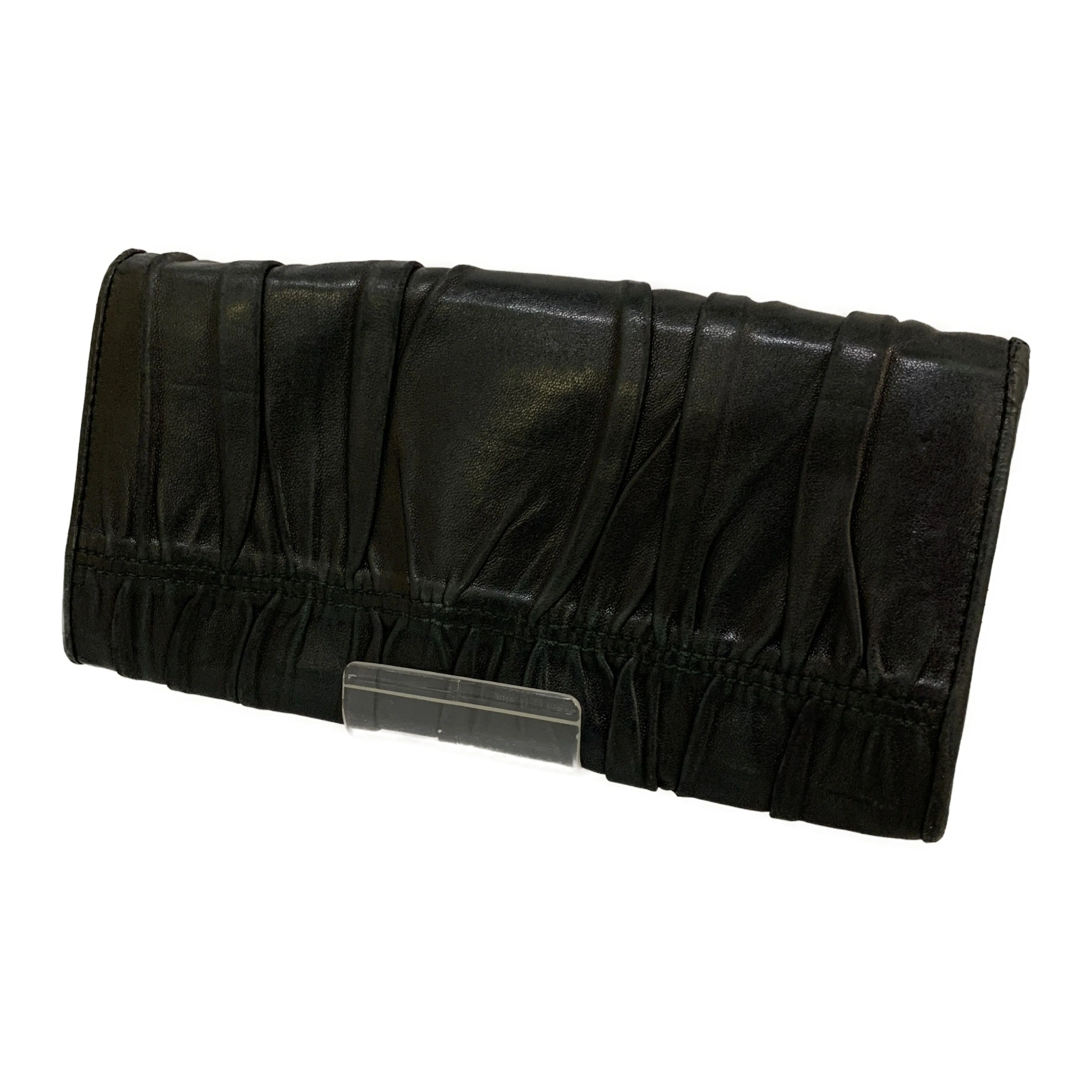 #PRADA/Long Wallet/BLK/Leather/1M1132