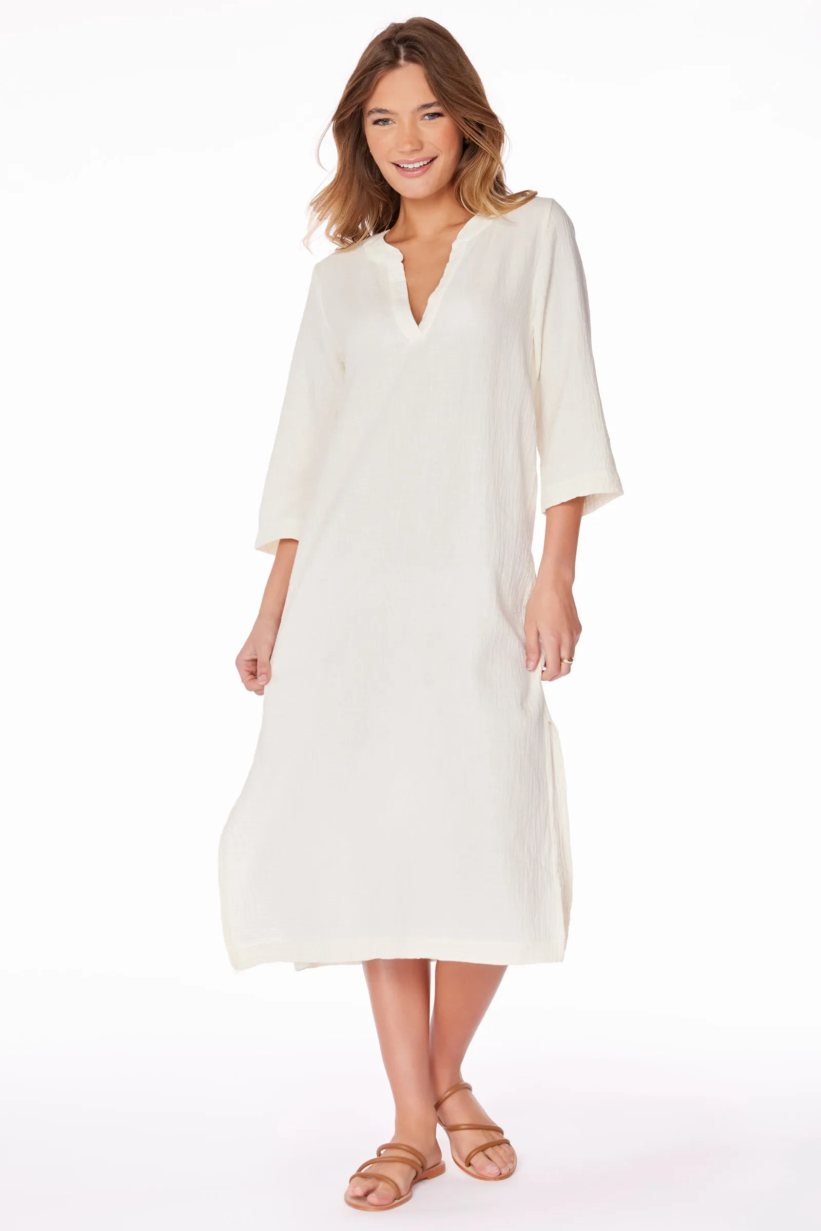 RAW EDGE MIDI CAFTAN