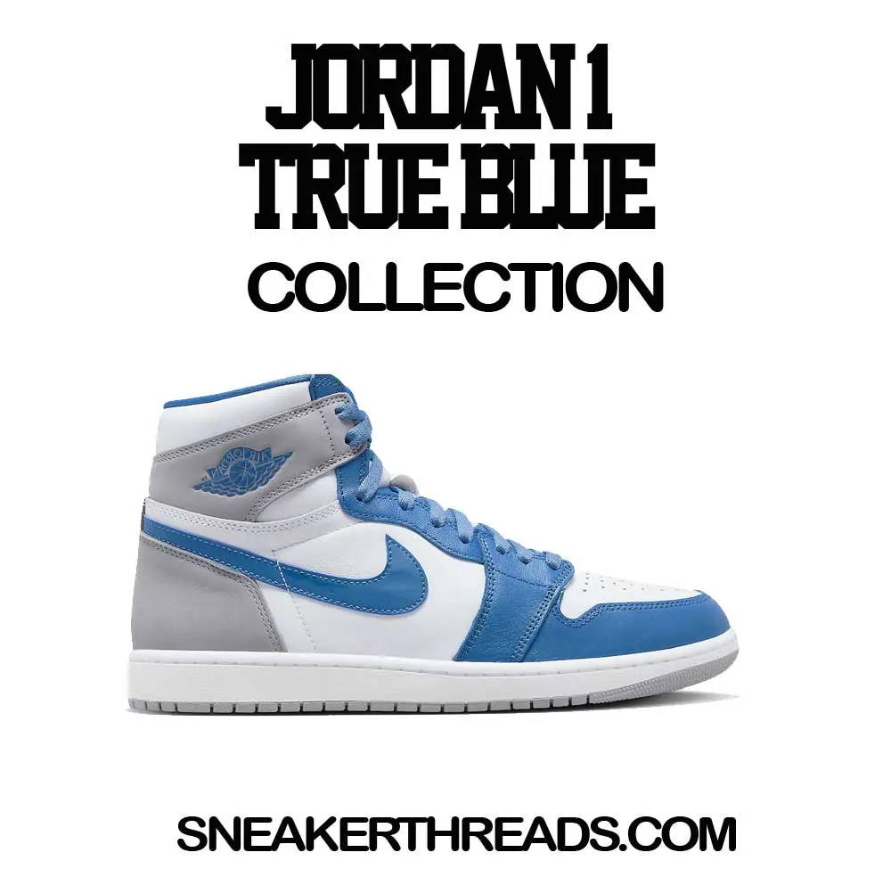 Retro 1 True Blue Shirt - Im Fly - Blue