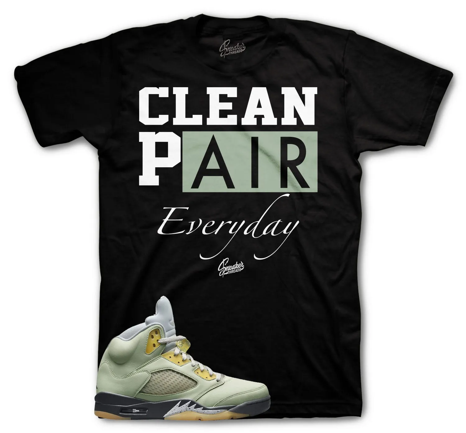 Retro 5 Jade Horizon Clean Pair Shirt