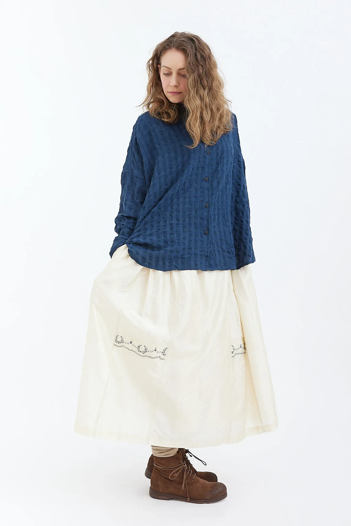 Runaway Bicycle - Donna Skirt - Natural White