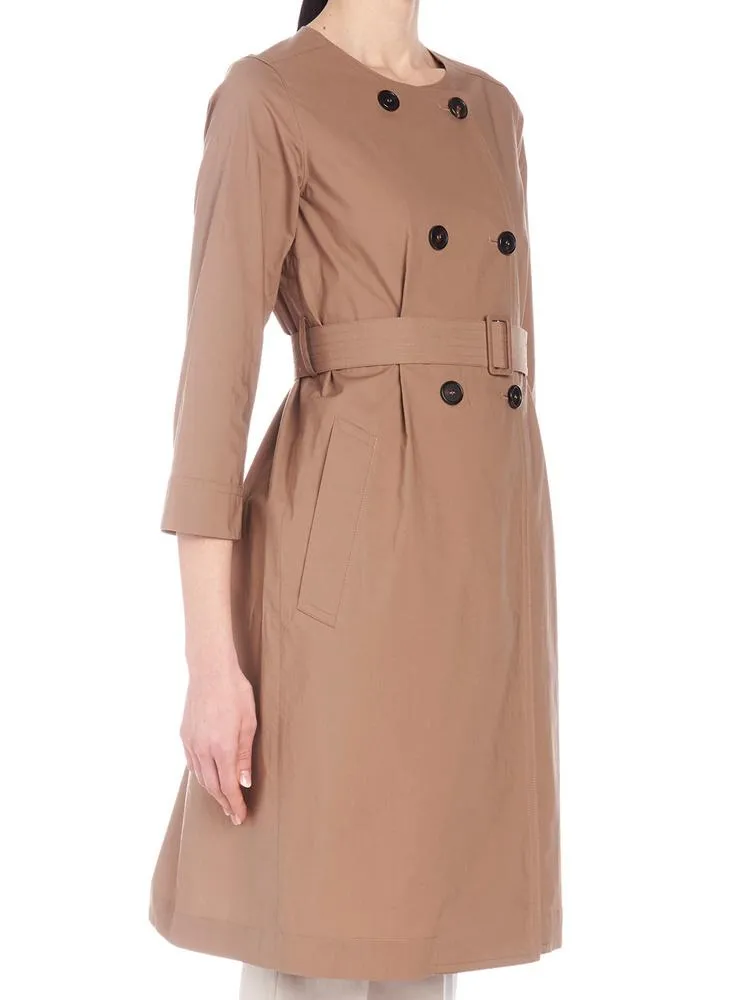 'S Max Mara Bird Belted Trench Coat