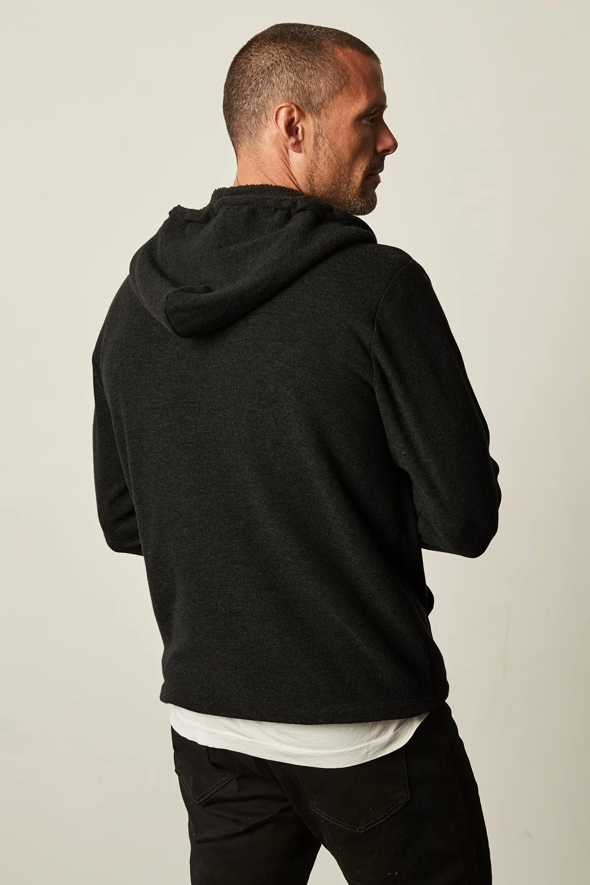 SALVADORE SHERPA LINED HOODIE