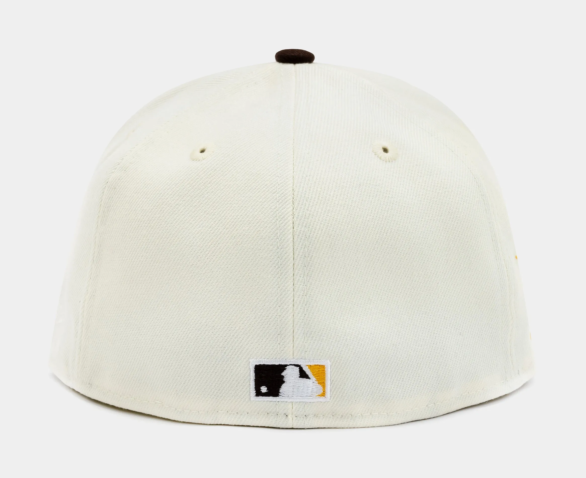 Shoe Palace Exclusive San Diego Padres at the Park 59Fifty Mens Fitted Hat (White/Brown)