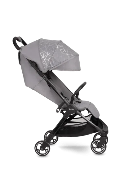 Silver Cross Clic Stroller, Footmuff & Raincover - Grey