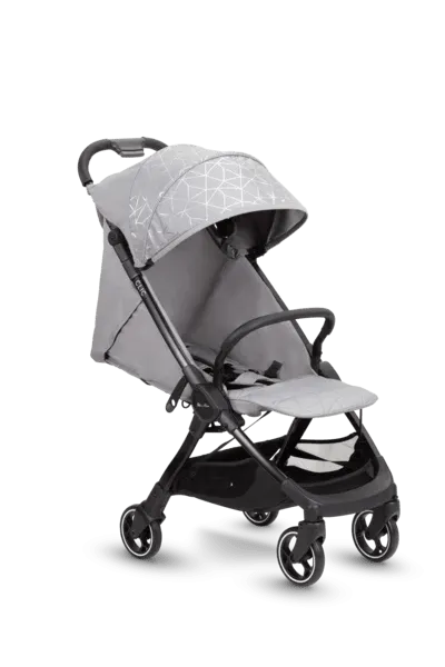 Silver Cross Clic Stroller, Footmuff & Raincover - Grey