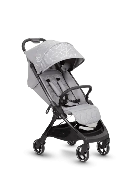 Silver Cross Clic Stroller, Footmuff & Raincover - Grey