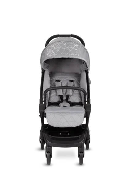 Silver Cross Clic Stroller, Footmuff & Raincover - Grey