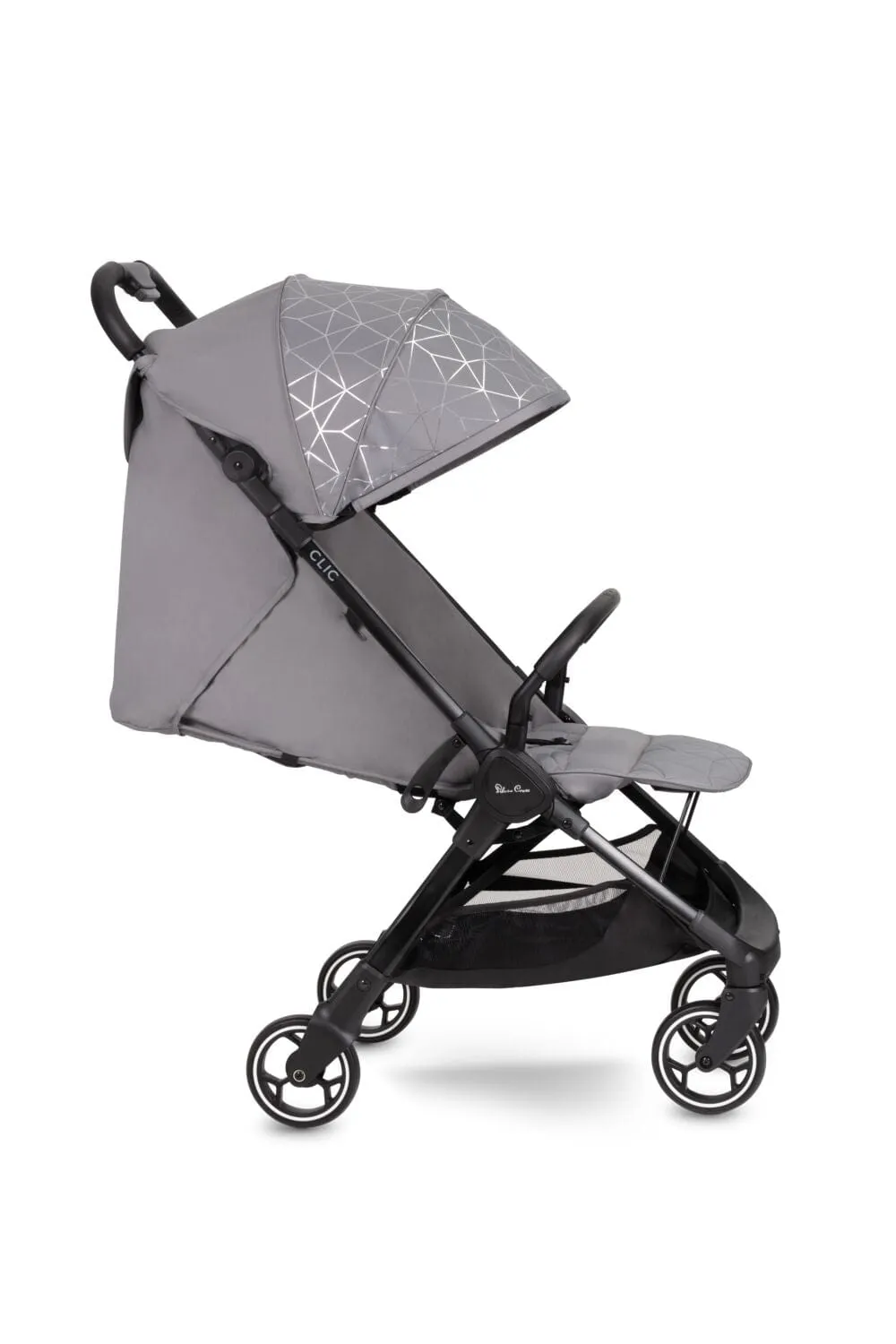 Silver Cross Clic Stroller with Raincover - Grey