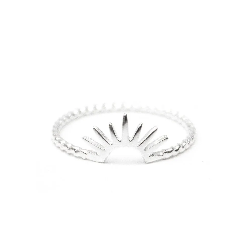 Silver Nazar Ring