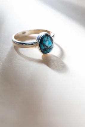 Simple Oval Set Ring