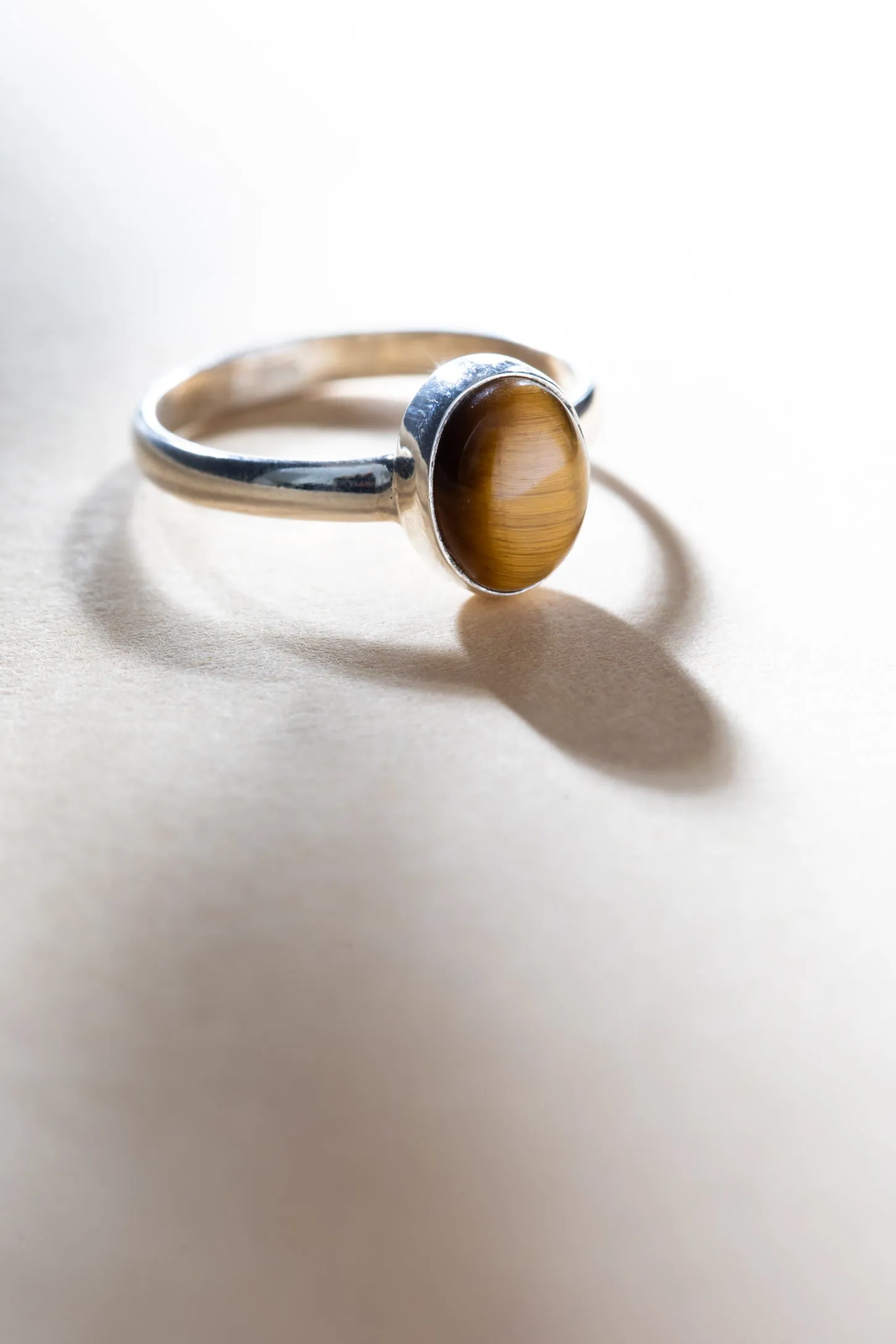 Simple Oval Set Ring