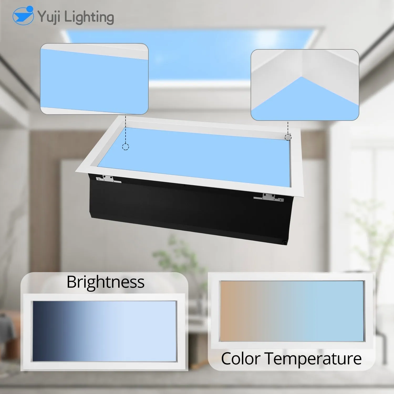 Skyline CRI 98 72W 30120 Rooflight Ceiling Light 2700K-6500K