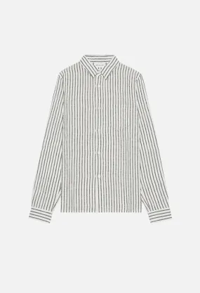 Sly Linen Straight Hem / Black Stripe