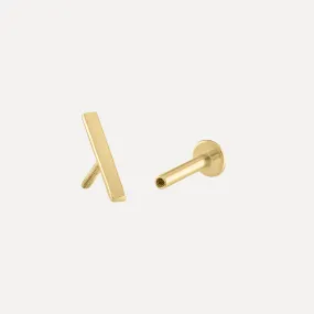 Solid Bar Piercing Earring