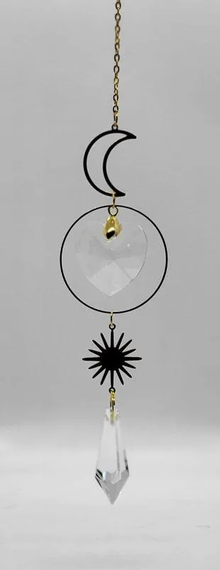 Suncatcher, Crystal w-Gold Accents