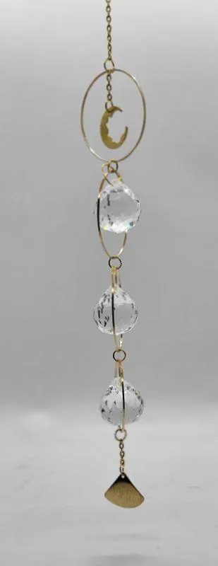 Suncatcher, Crystal w-Gold Accents