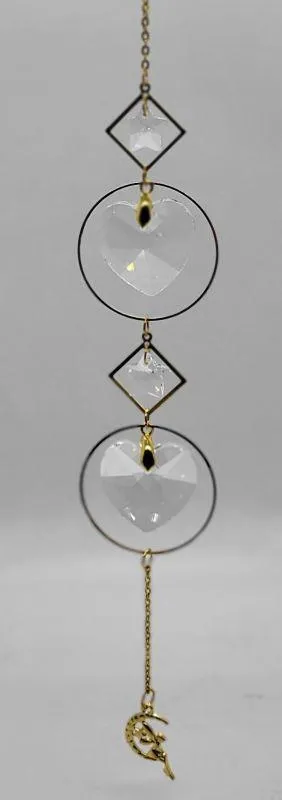 Suncatcher, Crystal w-Gold Accents