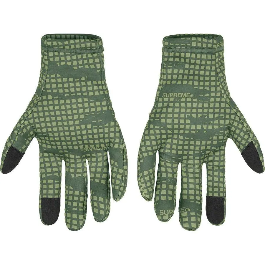 Supreme WINDSTOPPER Gloves (Olive Grid)