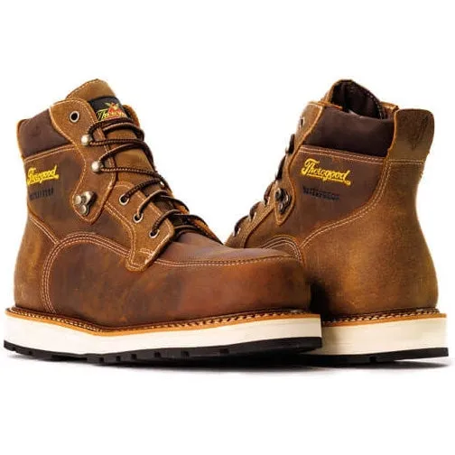 Thorogood Men's Iron River Series 6 ST Waterproof Work Boot -Brown- 804-4145