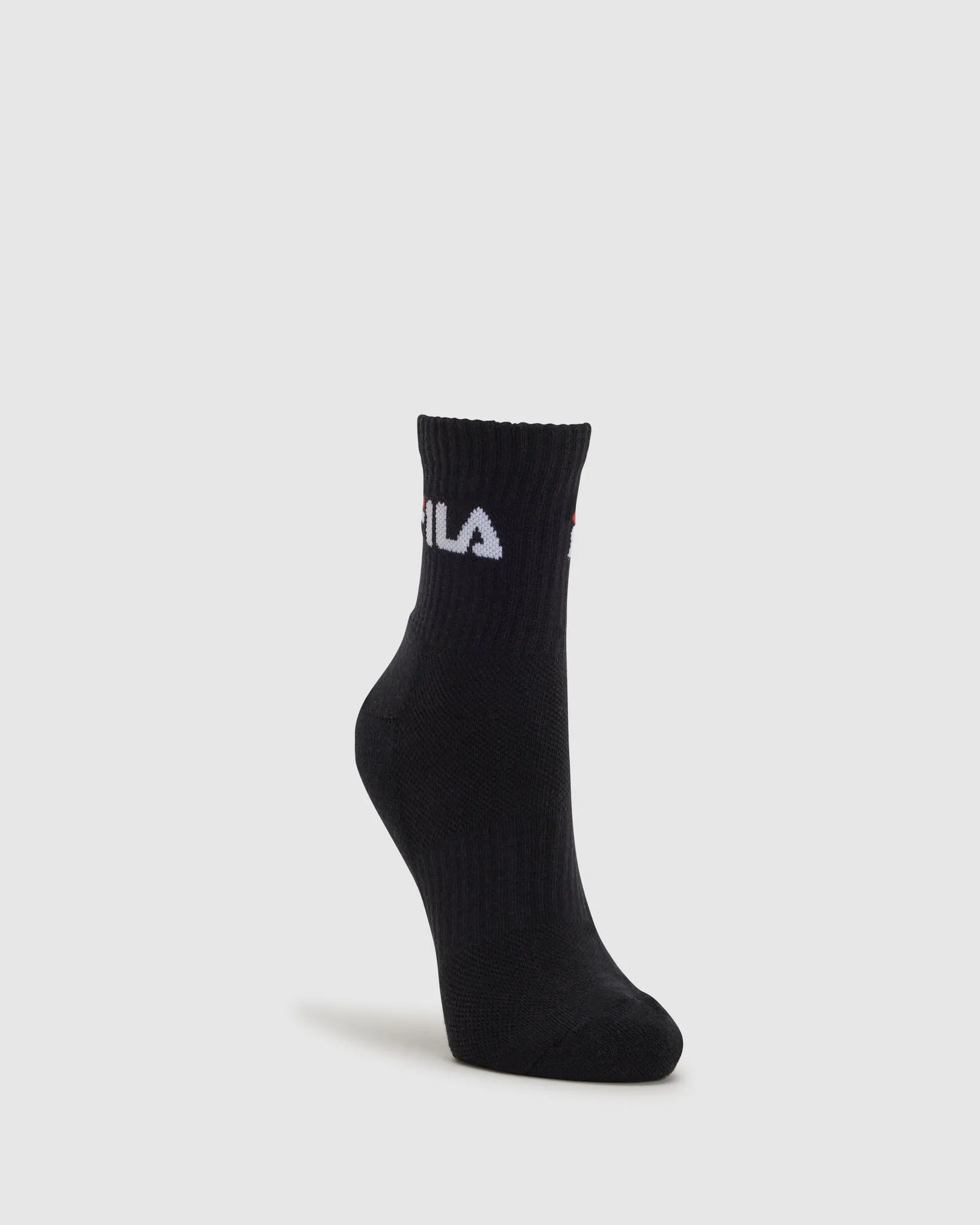 Unisex Qtr Crew Socks 3pk