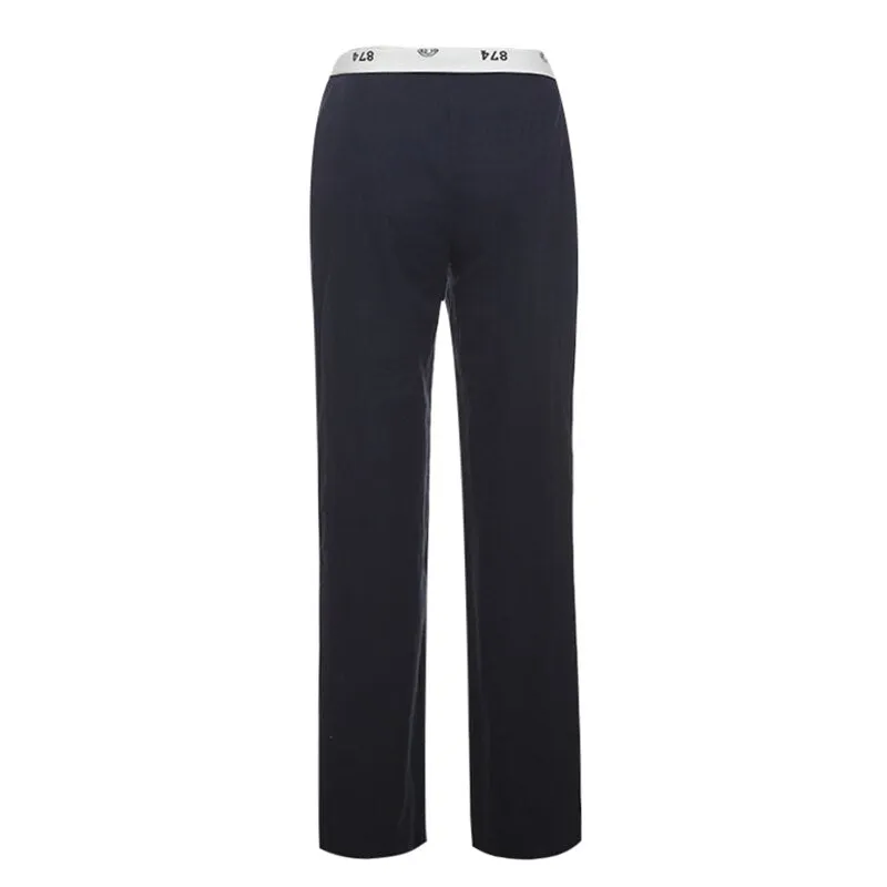 Women Zip Up Low Pants