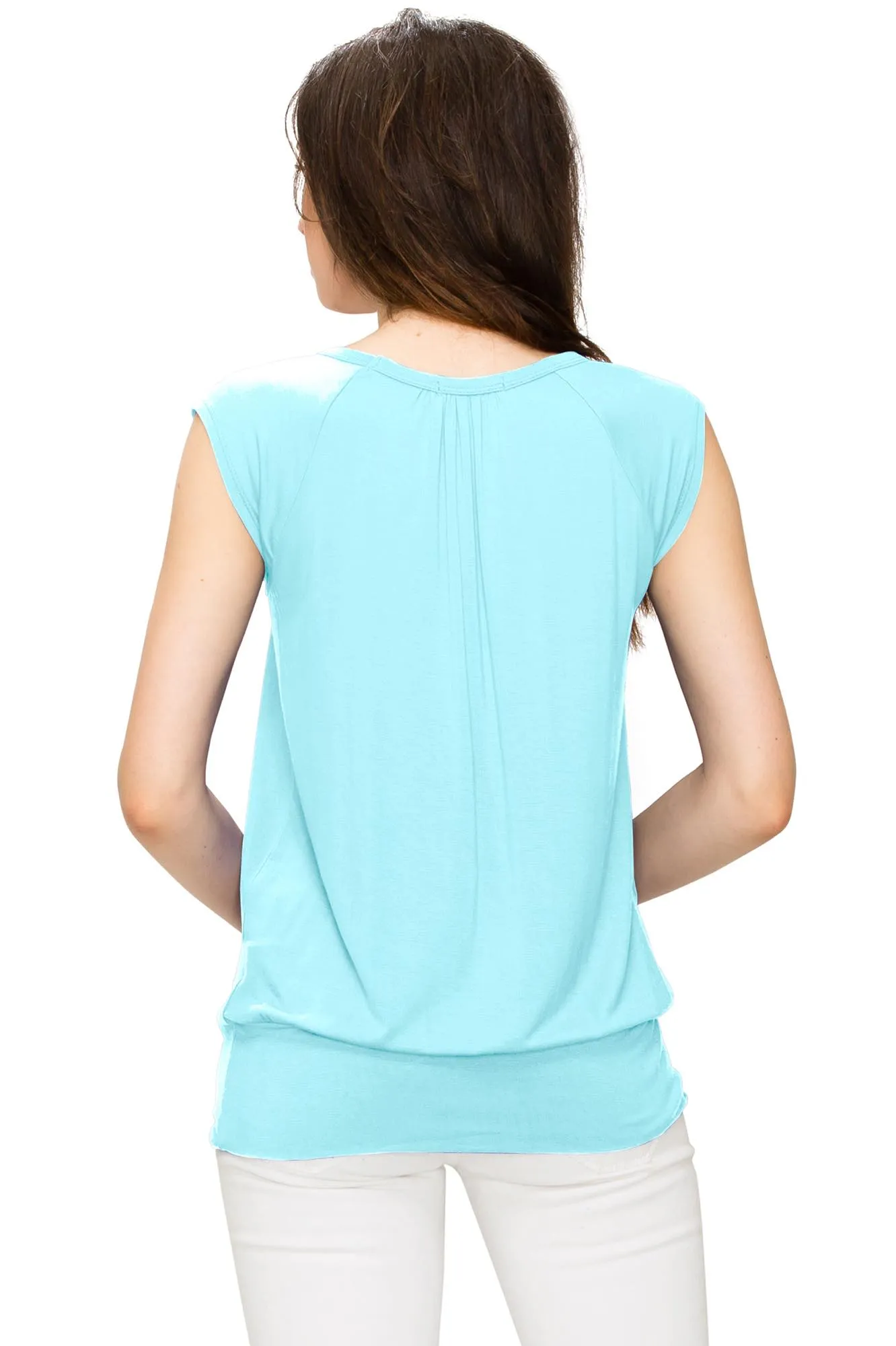 Women's Scoop Neck Short Sleeve Top