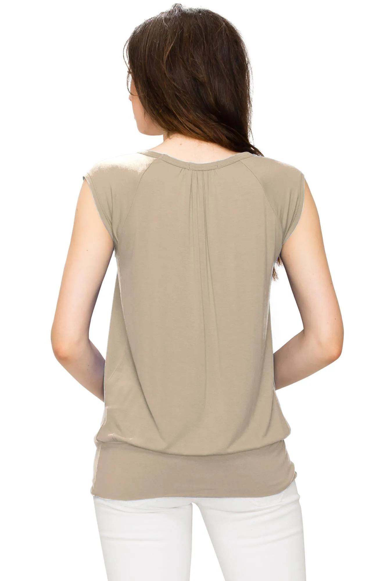 Women's Scoop Neck Short Sleeve Top