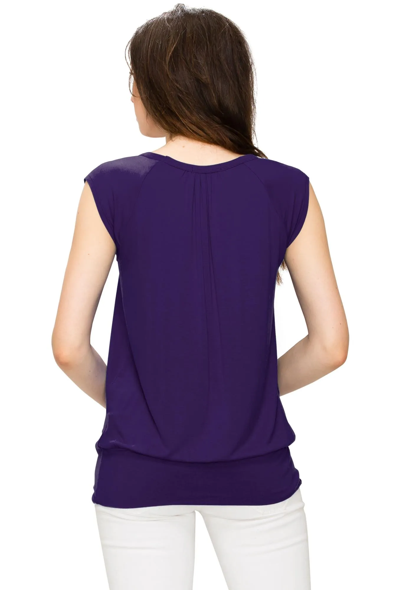 Women's Scoop Neck Short Sleeve Top