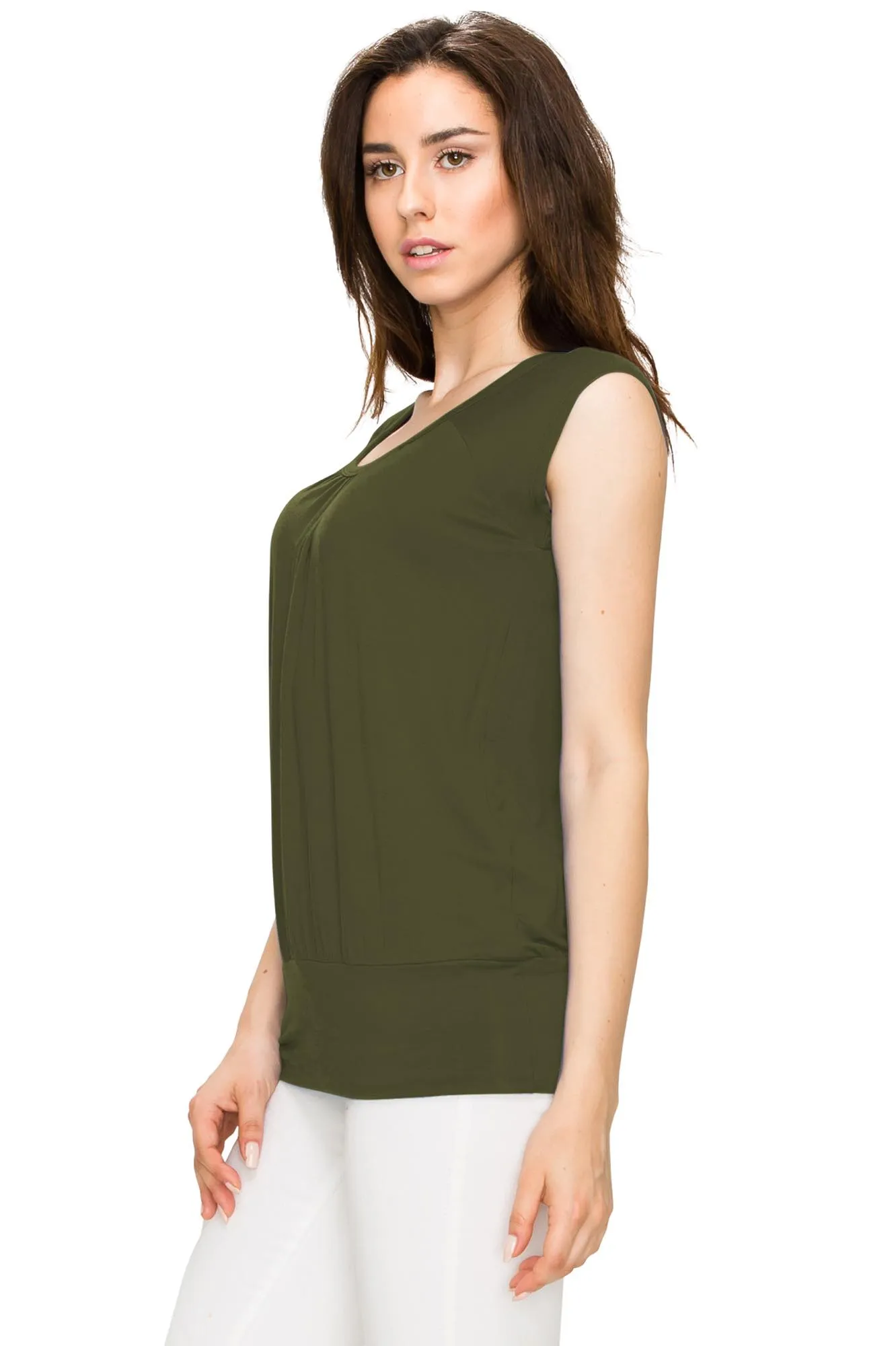 Women's Scoop Neck Short Sleeve Top