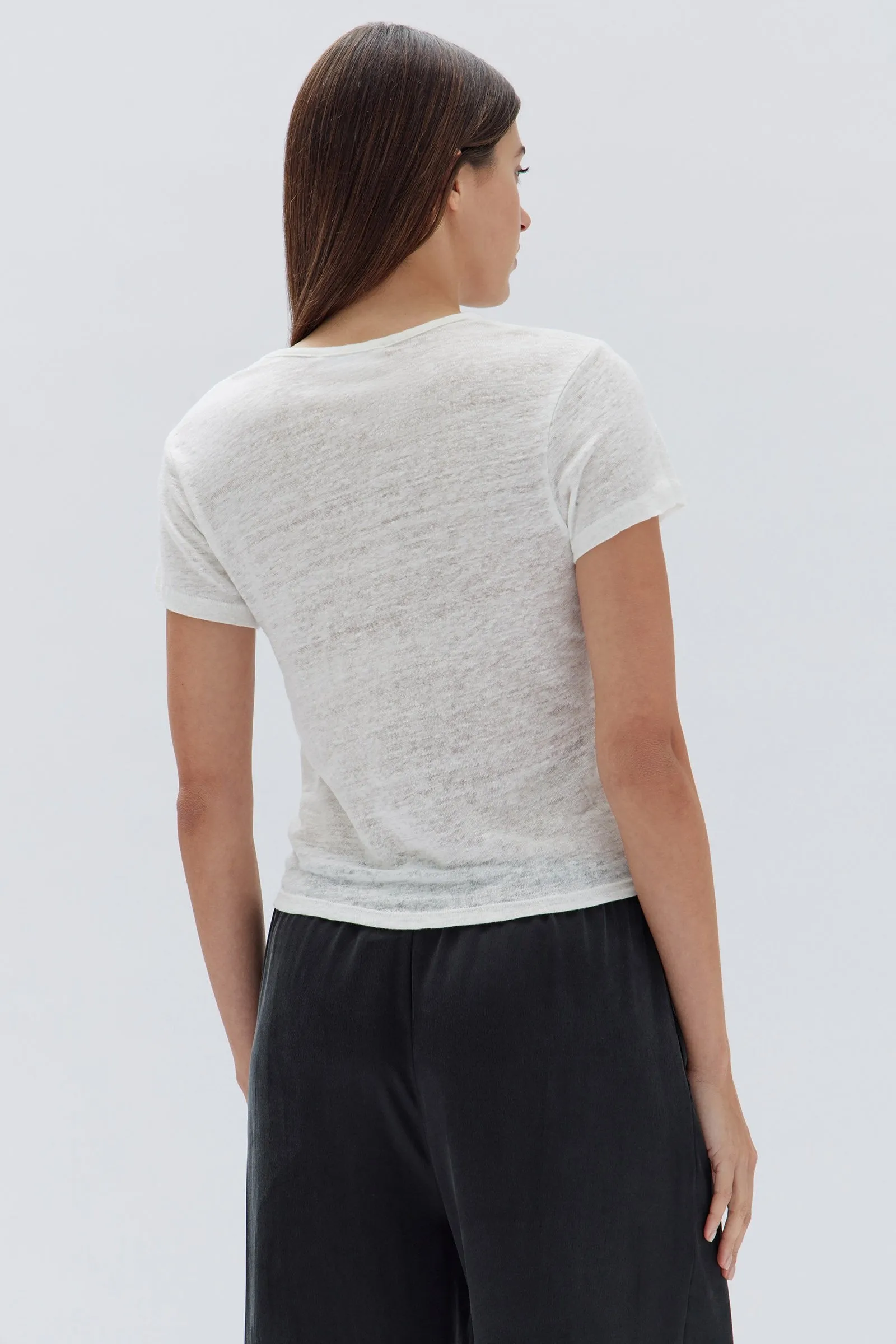 Womens Seaford Linen Tee