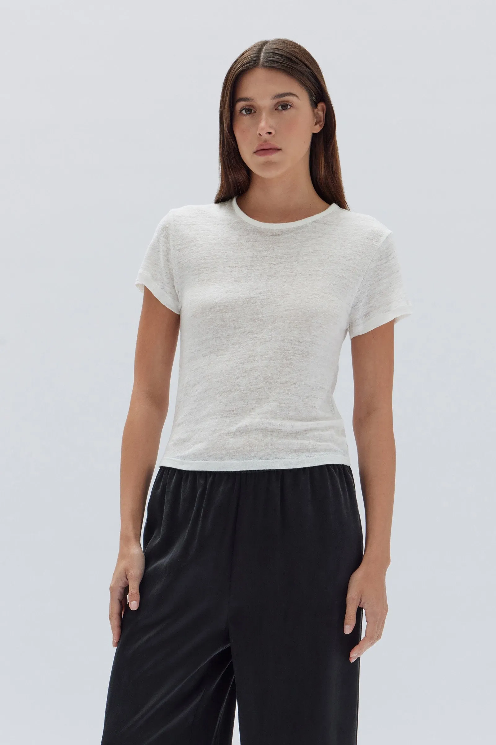 Womens Seaford Linen Tee