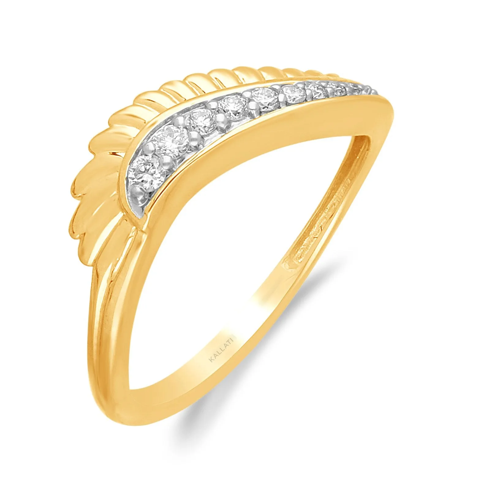 Yellow Gold Diamond Griffiness Ring