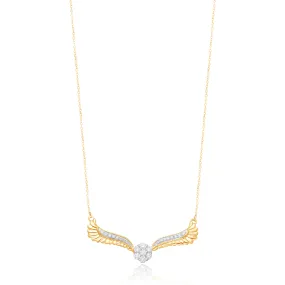 Yellow Gold Diamonds Griffiness Necklace