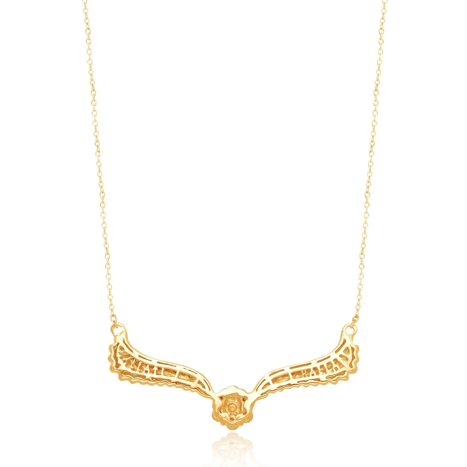 Yellow Gold Diamonds Griffiness Necklace