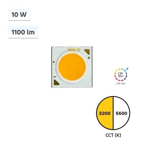 YUJILEDS CRI 95  10W COB LED 3200K 5600K - 135L G03 - 10pcs