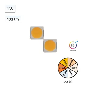 YUJILEDS CRI 95  1W LED SMD - 3030 G03 - 5000pcs/Reel