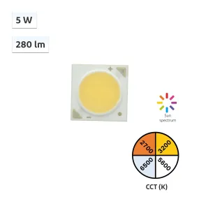 YUJILEDS CRI 98 5W COB LED - 135XL - 5pcs