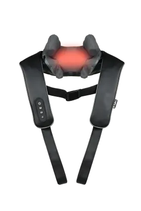 Zyllion Rechargeable 4D Shiatsu Neck and Shoulder Massager with Heat (ZMA-36)